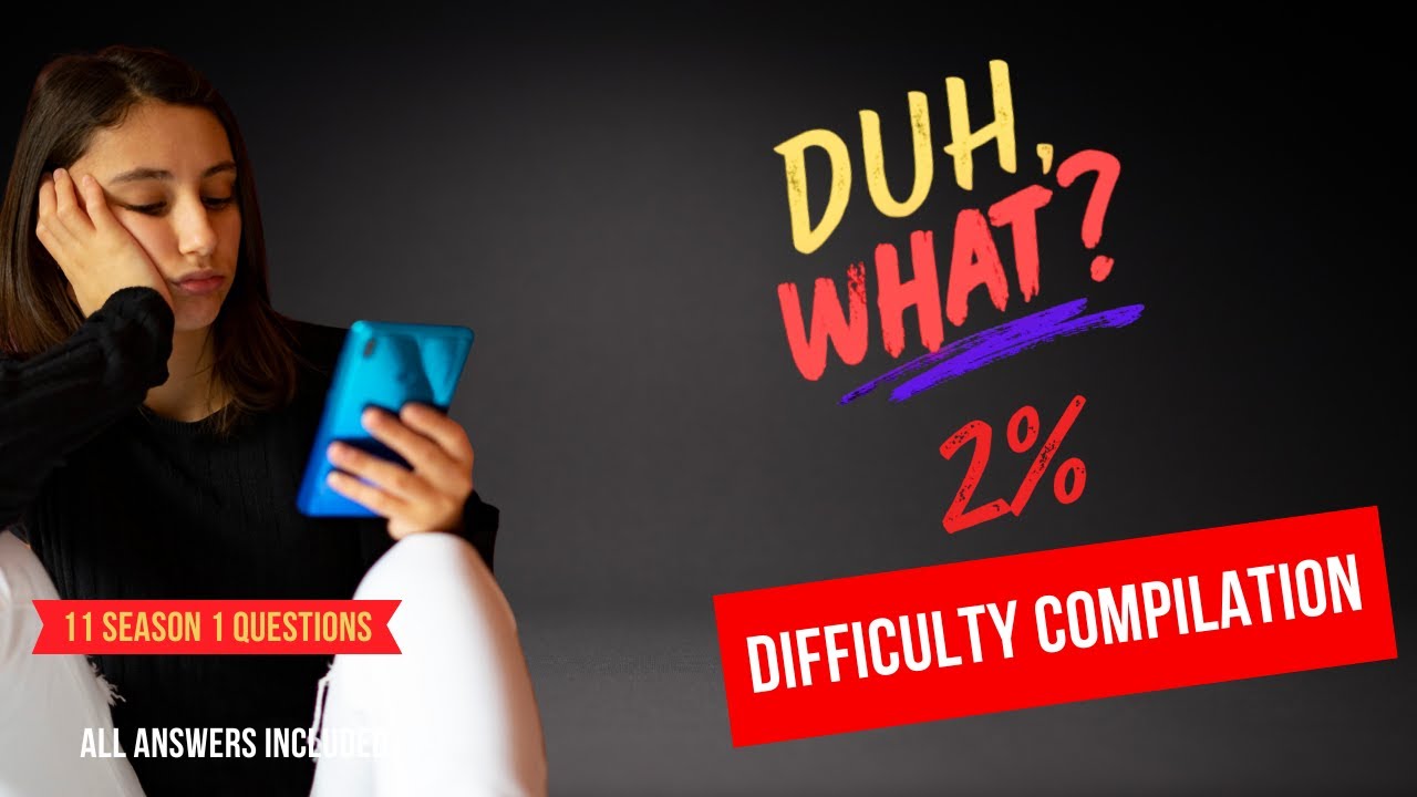 Only 7% Get These 2% Difficulty Questions Right | Full Answers Season 1