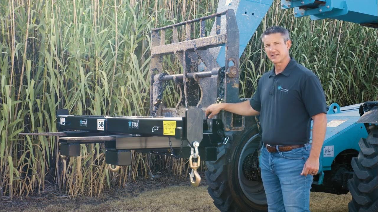 Star Industries Telehandler Attachments Spreader Bar YouTube