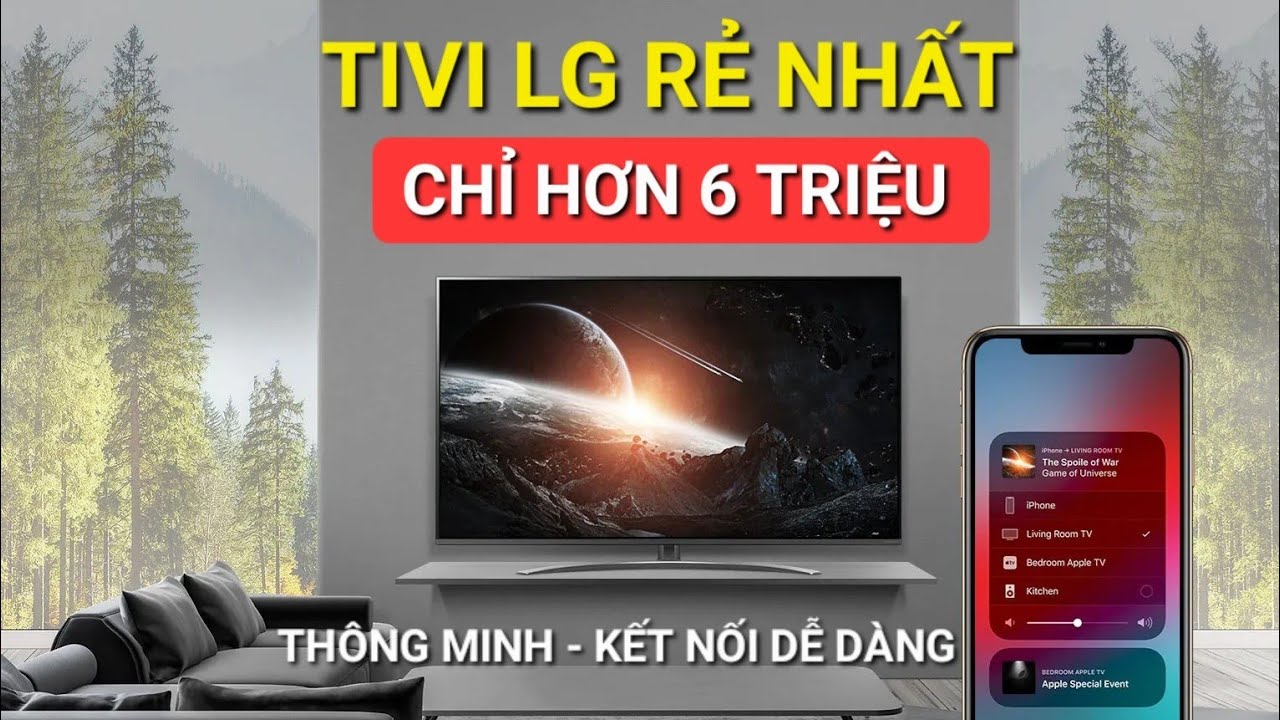 Tivi LG Rẻ nhất, chỉ hơn 6 triệu, Đầy đủ tính năng thông minh ...