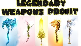 Guild Wars 2 Legendary Weapons Profit from Selling How To Calculate Tutorial