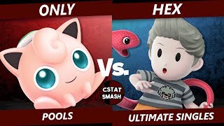 NO CAPS 9/6/19 - Only (Jigglypuff) vs Hex (Lucas) Smash Ultimate Pools