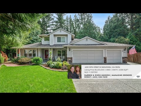 6220 159th Street, Snohomish, WA home video tour
