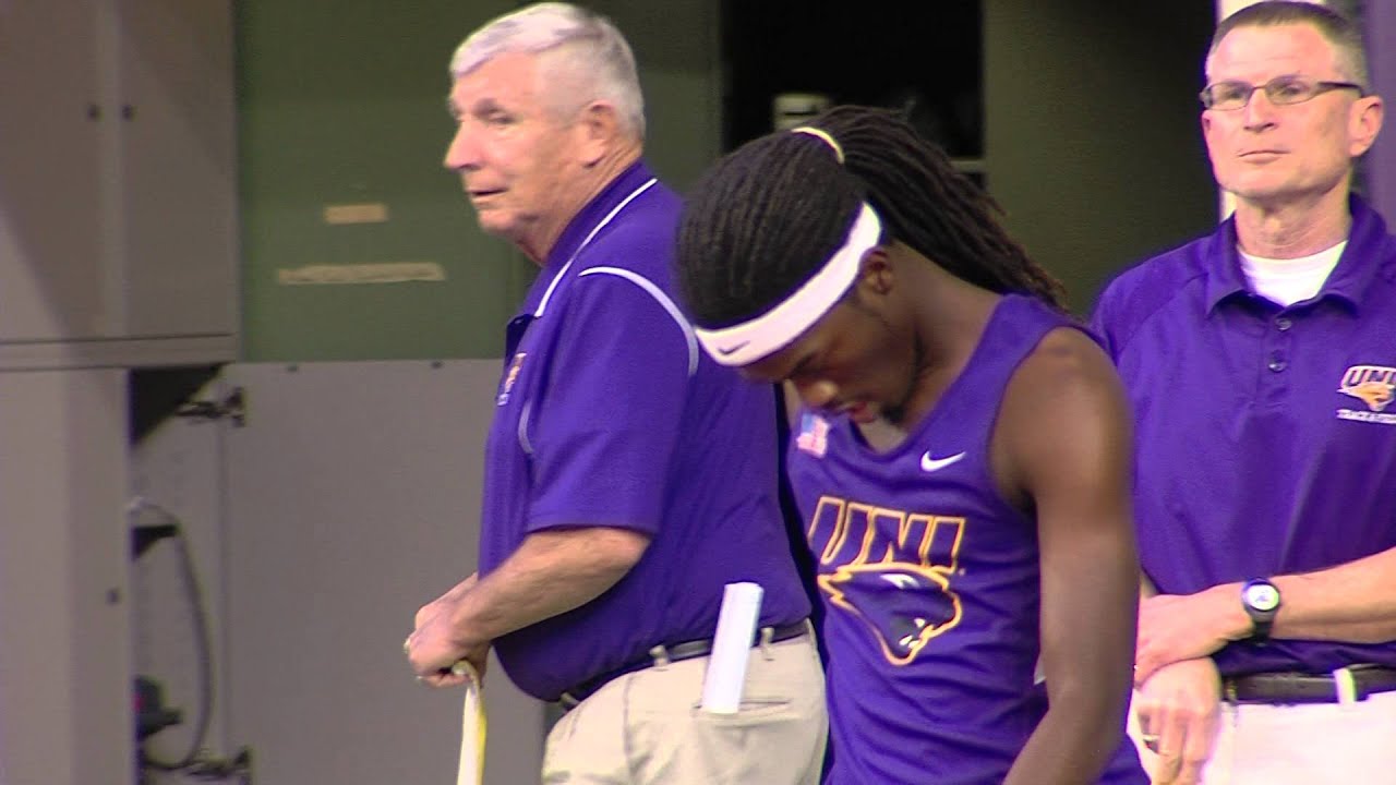 UNI track and field - Jan. 30, 2016 - Brandon Carnes 60 meter