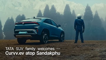 The Silent Summit to Sandakphu ft. TATA Curvv.ev​