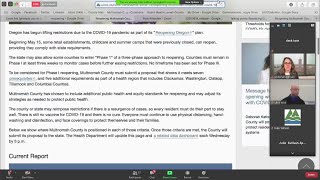 Multnomah County making progress to enter Phase 1
