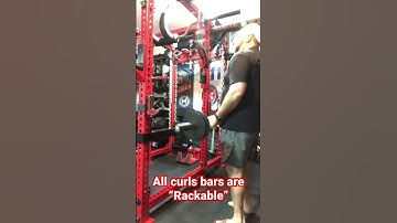 Curl bar rack Hack. All curls bars can be Rackable.