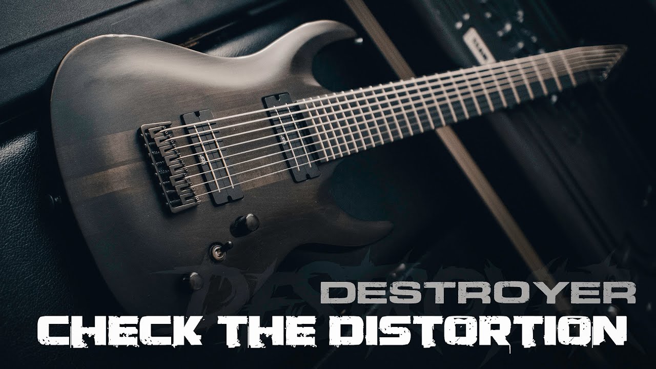 Check the Distortion - Destroyer - 8 String Deathcore Djent - YouTube