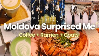 Cafés, Ramen & Goats In Moldova? Chisinau Travel Vlog