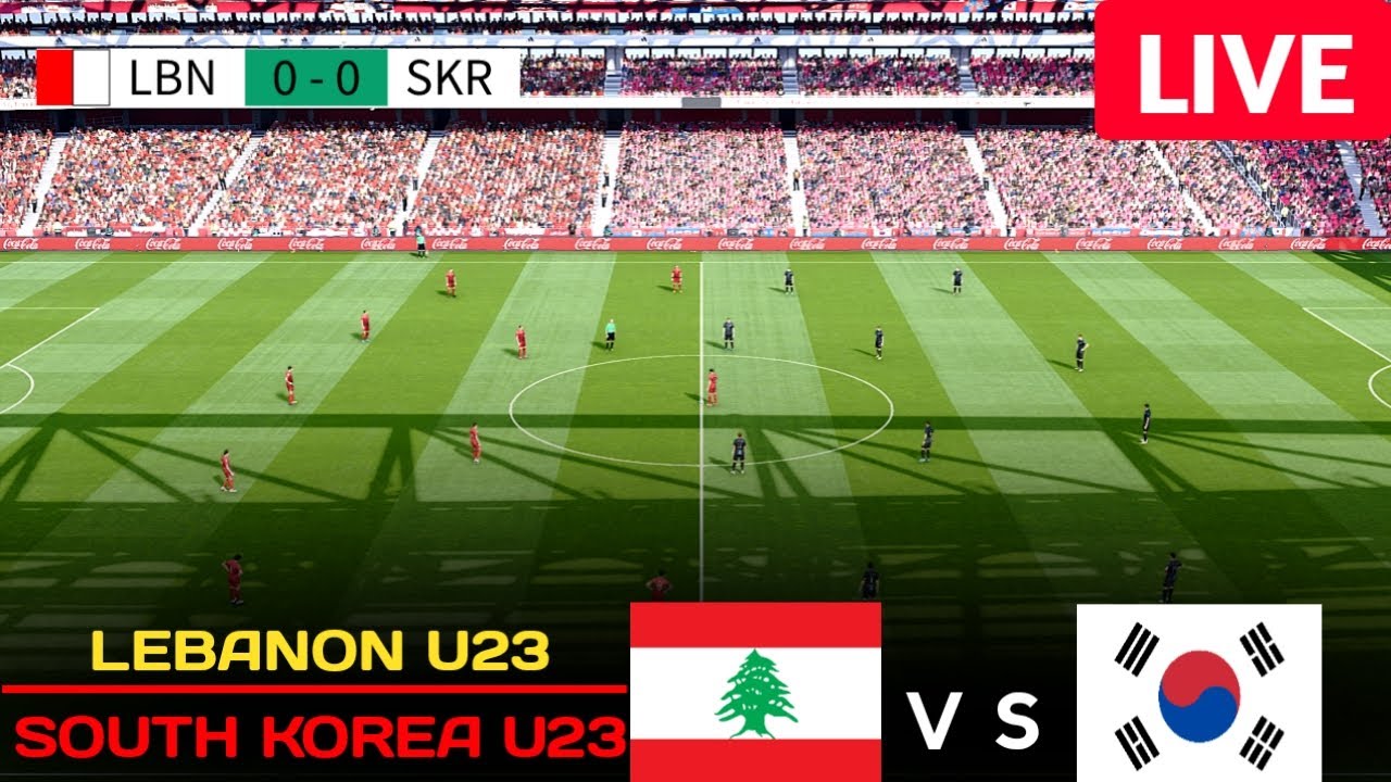LIVE NOW: Lebanon U23 vs South Korea U23 | Full Match Gameplay | eFootball PES 2025 Simulation