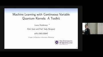 Machine Learning with Continuous Variable Quantum Kernels: A Toolkit — Laura Henderson