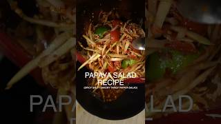 Y Papaya Salad Recipe Thum Mak Hoong Som Tum Bok Lahong