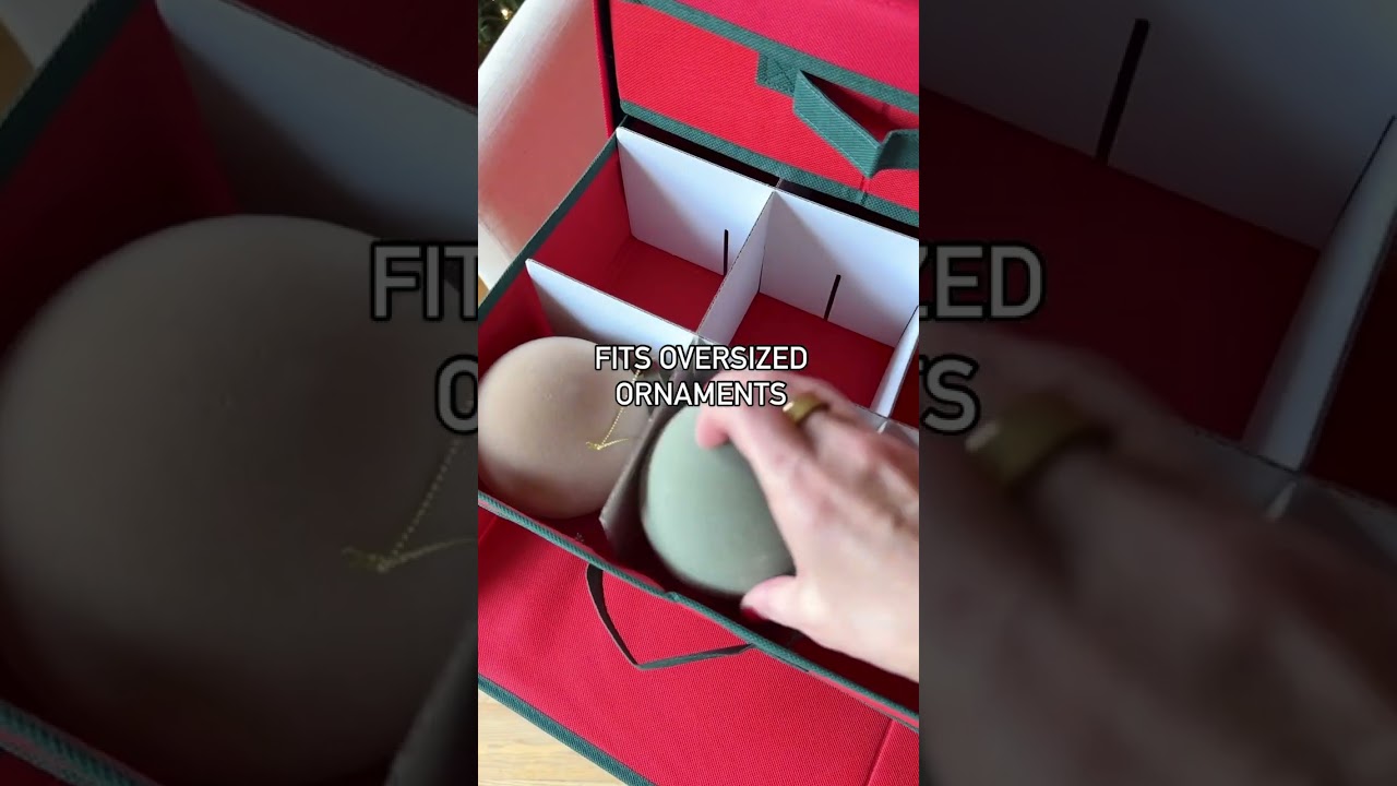 Органайзер для рождественских украшений Amazon с выдвижными ящиками! 