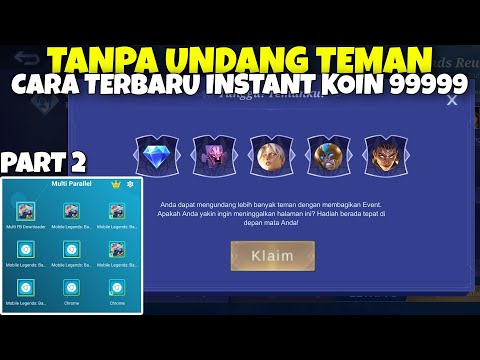 2 BUG & TRICK TERCEPAT KOIN 99999+ TUKARKAN SKIN DIAMOND BURUAN SEBELUM DI FIX MOBILE LEGENDS