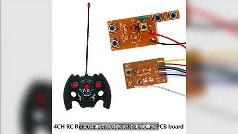 1 Set 857 27MHz Circuit 4CH RC Remote Control PCB Transmitter and Receiver Board with Antenna Radio