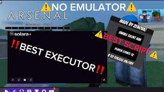 The BEST EXECUTOR, for Roblox (NO EMULATOR).!!!How download it !!! Arsenal (PC/MOBILE).