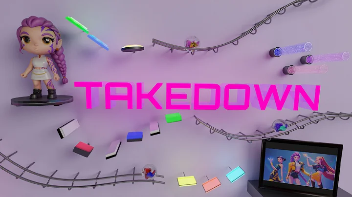 Takedown - KPop Demon Hunters Played on Different Music Instruments With Marble!