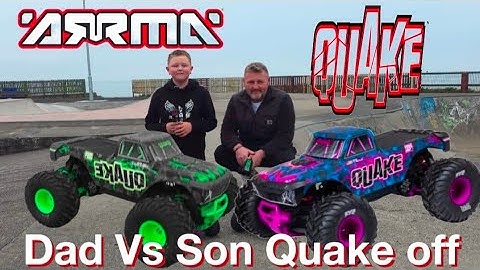 Arrma Quake - The Greatest 2WD RC ever? Dad Vs Son RC Face Off