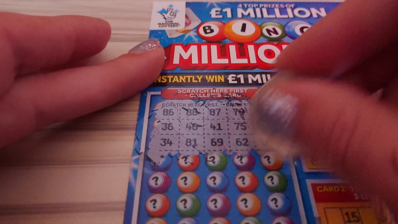 £1 Million Bingo Millionaire Scratch Card National Lottery Scratch