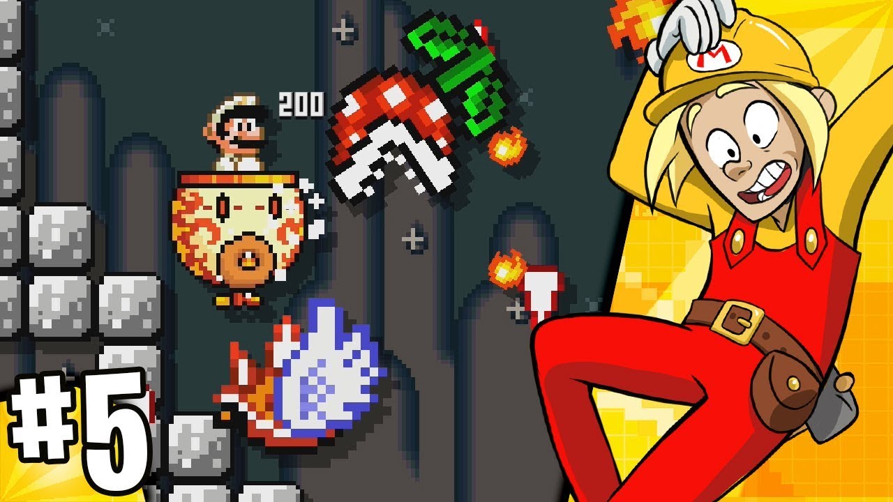 Super Mario Maker 2 - Story Mode #5 - Ooh, The Claw! - YouTube