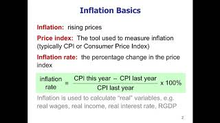 Econ 07.01 - Inflation Basics