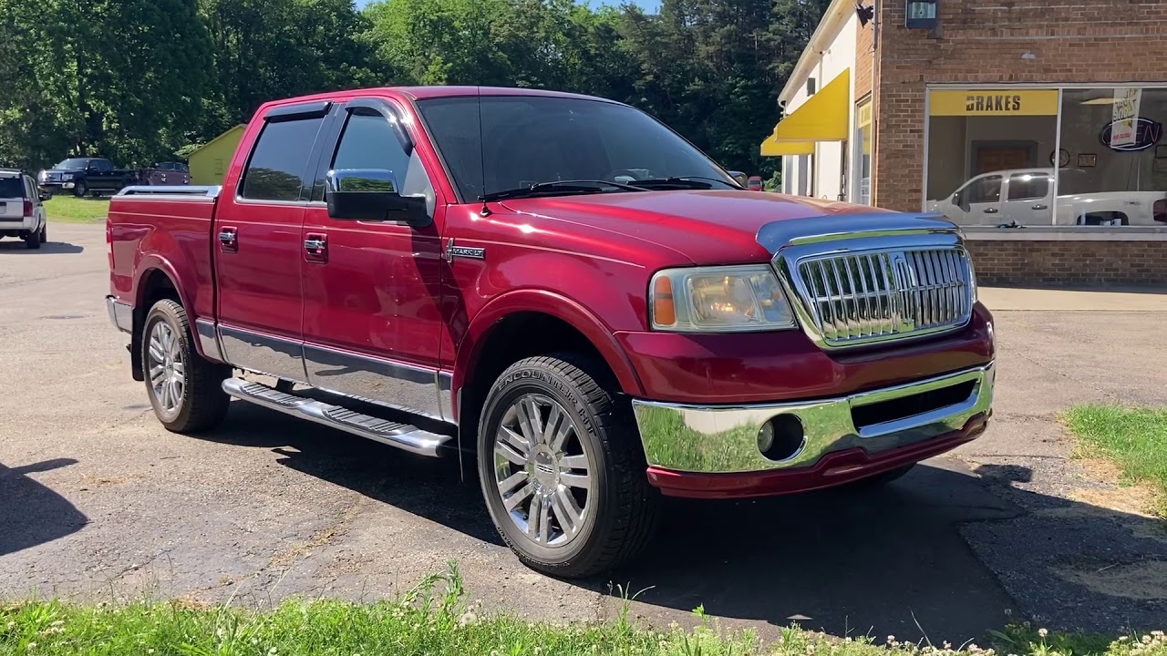 2007 Lincoln Mark LT 4x4 V8 Red Black leather Rear DVD CarZone Sales