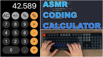 ASMR Programming - Calculator App like iOS using JavaScript - No Talking