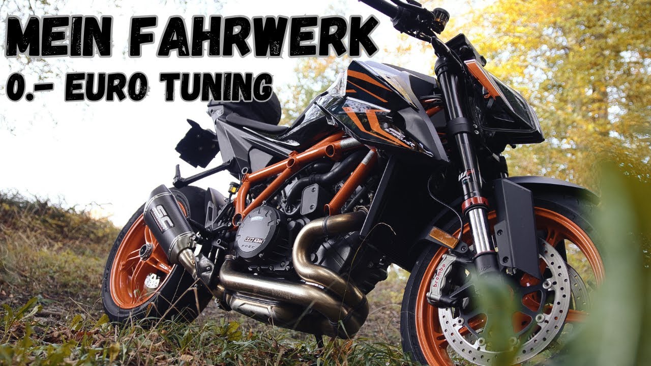 Motorradfahrwerk einstellen | SO HABE ICH MEIN FAHRWERK EINGESTELLT | KurvenradiusTV