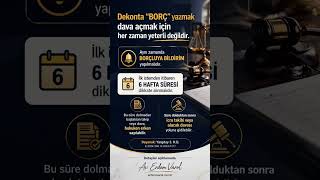 Banka Dekontunda “Borç” Yazıyorsa Dava Kazanılır mı? #hukuk #icra #dava #avukat