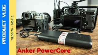 Fujifilm X-T3 and X-H1 External Power Test with Anker PowerCore