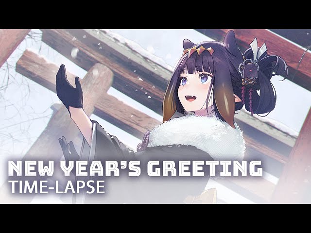 【TIME-LAPSE】 New Year's Greetingsのサムネイル