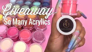 ACRYLIC HAUL AND SWATCHES ~ from JC Beauty Concepts ~ huge giveaway