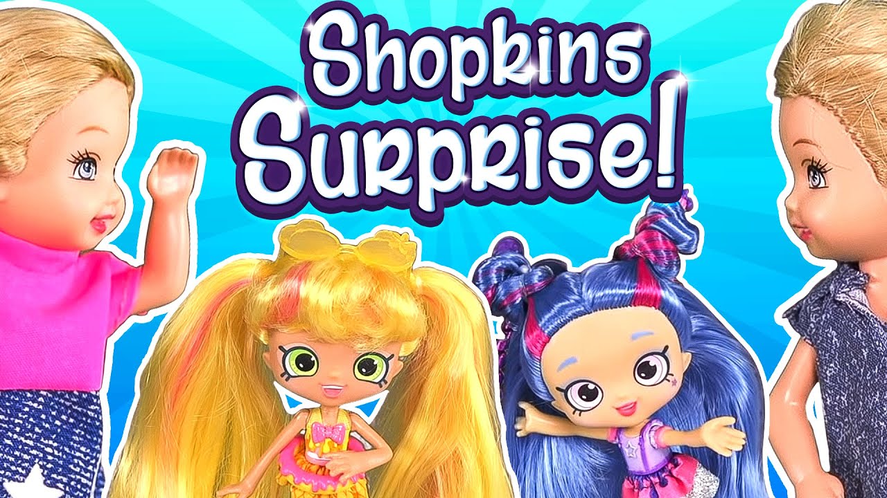 Barbie The Twins Shopkins Surprise Ep119 Youtube 
