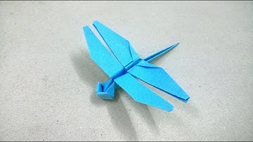 Hướng dẫn gấp con chuồn chuồn | How to make a Dragonfly easy | Origami Tutorials - XB