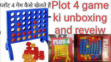 plot 4 game unboxing review and how to play