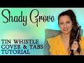 Shady Grove | Tin Whistle Cover &amp; tabs Tutorial - FOLK MUSIC