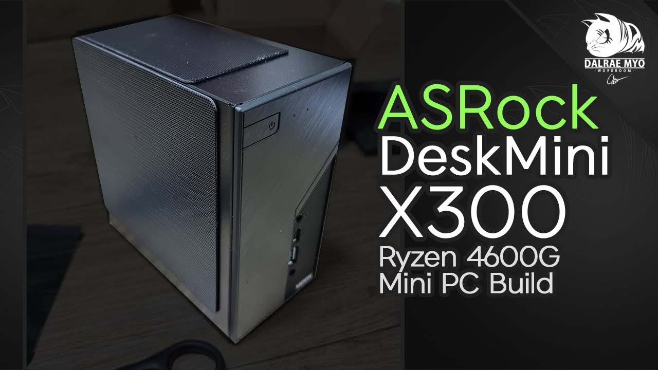 Asrock X300 deskmini build with the ryzen 3 4350g - YouTube