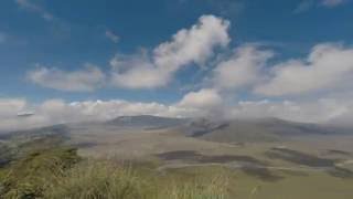 Time Lapse Bromo Volcan Crater Indonesia