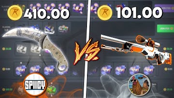 THE STAINED CASE PAYS HUGE !!! NEW KNIFE ALERT ! (CSGOROLL) | Spiicy