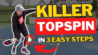 3 Tips to Produce KILLER Topspin in Pickleball | Pickleball Topspin Tutorial screenshot 4