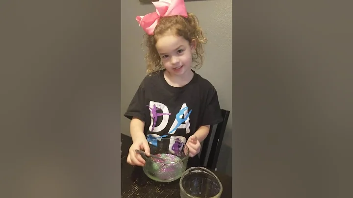Reese is making Elmer's Glue Slime
