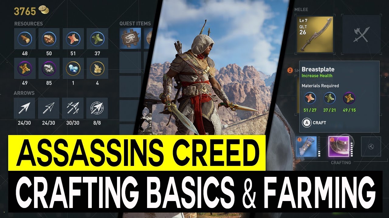 Assassin's Creed: Origins Guide & Walkthrough - Crafting Materials