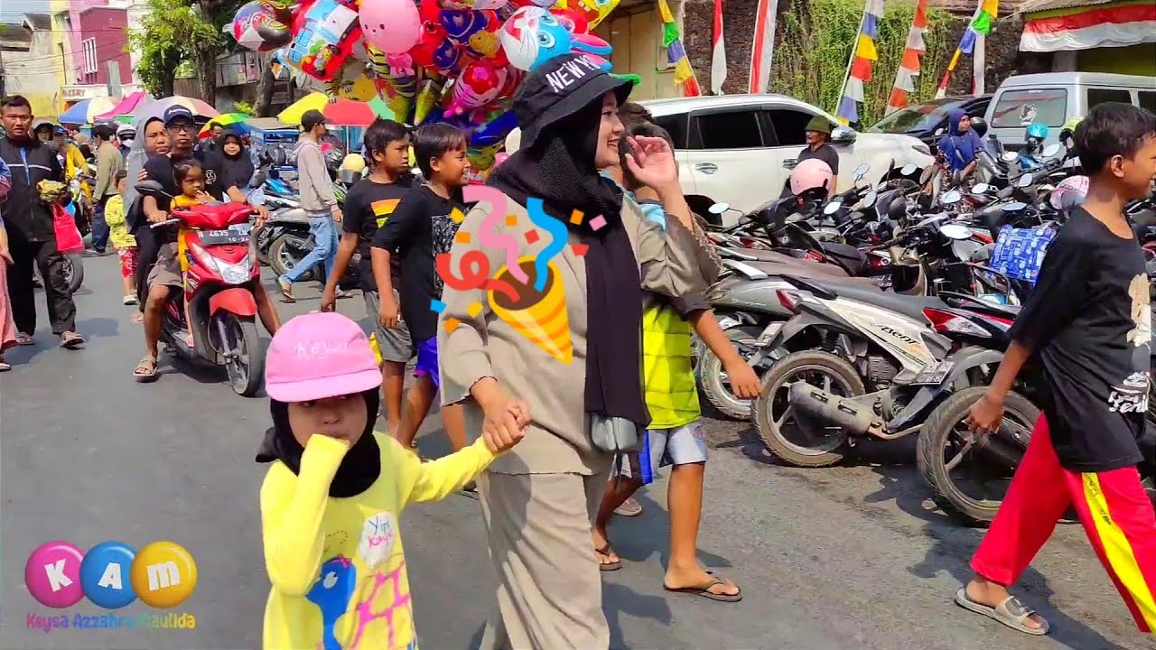 Keysa Seharian Lihat Karnaval Weleri 2023 Bareng Mamah Papah ❤😍🤗