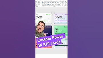 Build the best custom #powerbi KPI card #data
