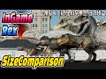 In Game Dino Rex size comparison (게임속 티라노사우루스 렉스 크기 비교)