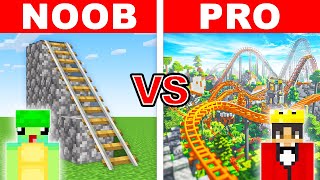 How to Build a Modern Roller Coaster in Minecraft
