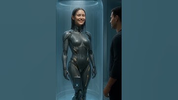 Futuristic Sci-Fi Humanoid Sensory Test in Laboratory | Cinematic AI Video #futuretechnology