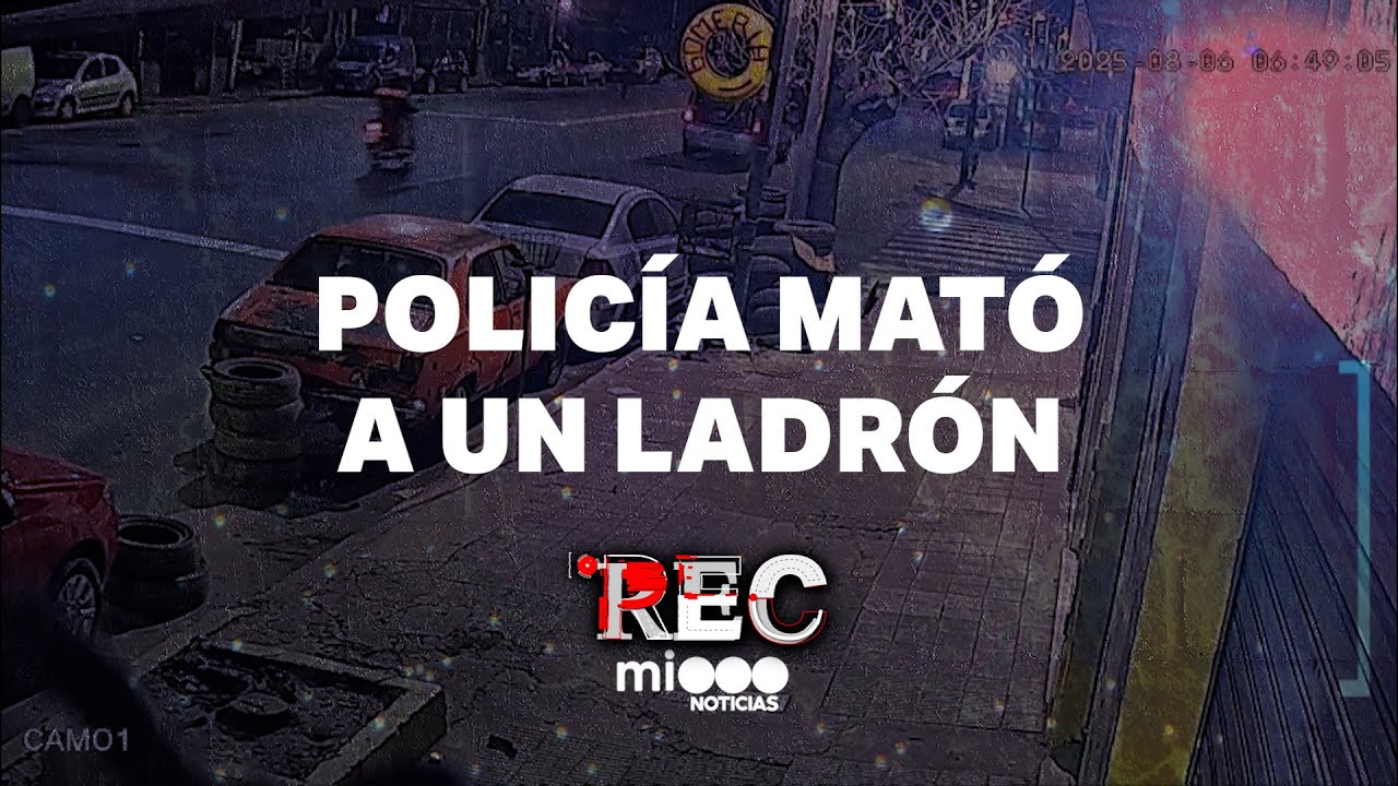 POLICÍA MATÓ A UN LADRÓN - LE ROMPEN LOS VIDRIOS #REC