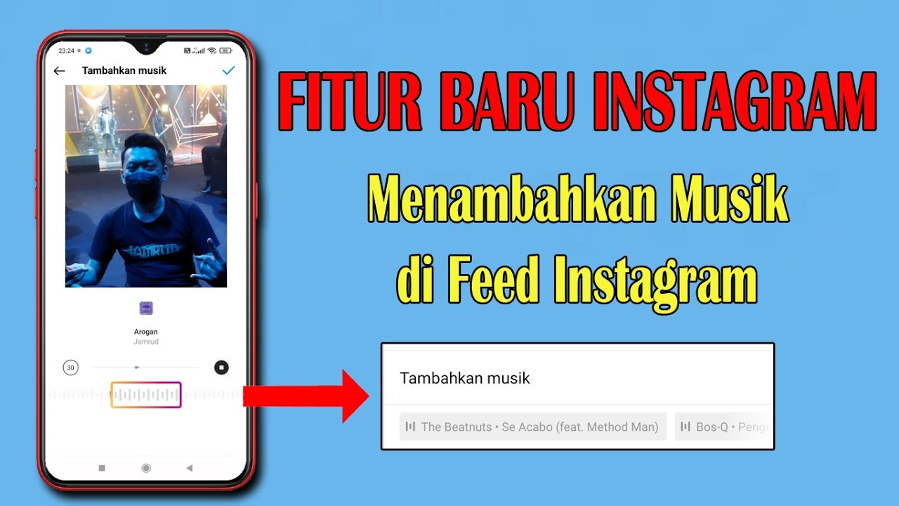 Cara Menambahkan Musik di Postingan Feed Instagram Fitur Terbaru