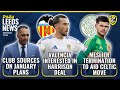 Valencia Interested in Harrison | Meslier Termination To Aid Celtic | January Transfer Plans