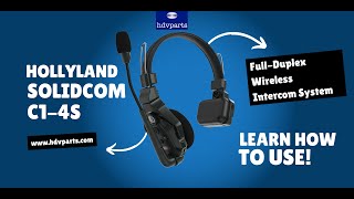 🎧 Hollyland SOLIDCOM C1-4S 👉 Review and how to use it ✅ at HDVPARTS
